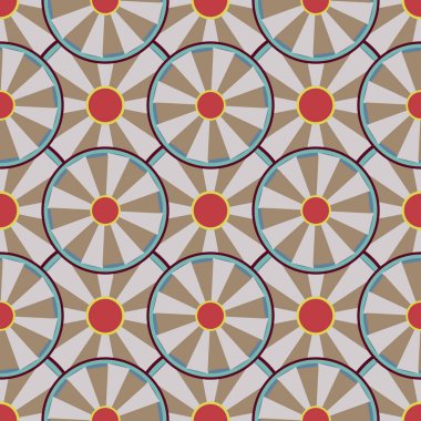 soyut geometrik renk desenli vektör çizimi