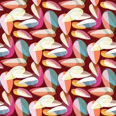 Renkli soyut geometrik Dikişsiz desen arka planı için