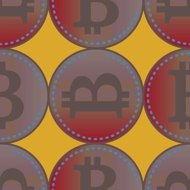 bitcoins parlak parlak pahalı sikkeleri ile Seamless modeli 