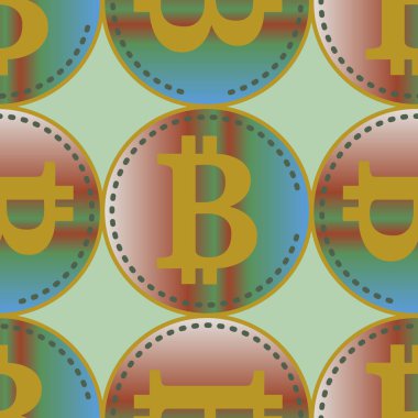 bitcoins parlak parlak pahalı sikkeleri ile Seamless modeli 