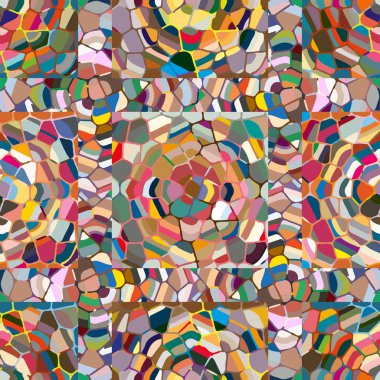 soyut renkli mozaik seamless modeli