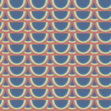 Soyut süs seamless modeli, vektör çizim çakıl