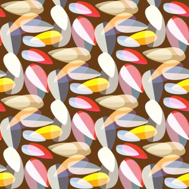 Renkli soyut geometrik Dikişsiz desen arka planı için