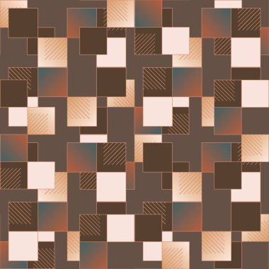 soyut geometrik renkli seamless modeli. vektör çizim