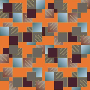 soyut geometrik renkli seamless modeli. vektör çizim