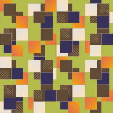 soyut geometrik renkli seamless modeli. vektör çizim