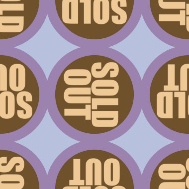 Dikişsiz desen, vektör çizim sattı