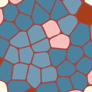 soyut renkli mozaik seamless modeli