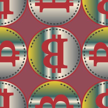 bitcoins parlak parlak pahalı sikkeleri ile Seamless modeli 