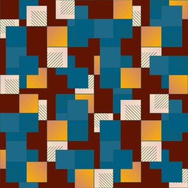 soyut geometrik renkli seamless modeli. vektör çizim