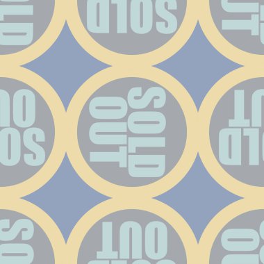 Dikişsiz desen, vektör çizim sattı