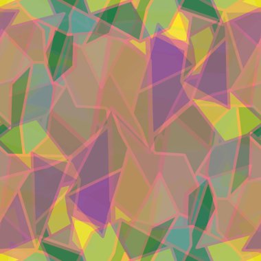 soyut geometrik renkli Dikişsiz desen arka plan için vektör çizim