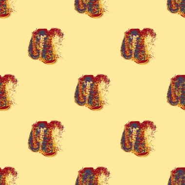 Suluboya soyut lekesi seamless modeli