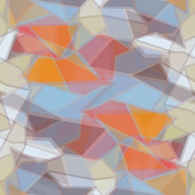 soyut geometrik renkli Dikişsiz desen arka plan için vektör çizim