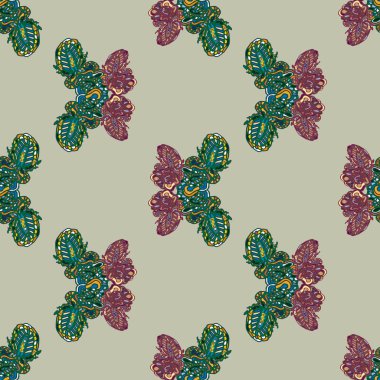 soyut dikişsiz desen, vektör illüstrasyonu