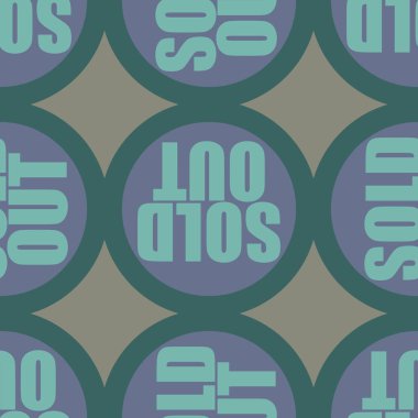 Dikişsiz desen, vektör çizim sattı