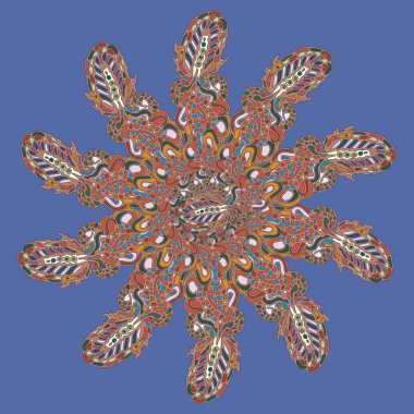 Stil zentangle yeni simetrik mandala doodle ile sanat esin kaynağı oldu. Duvar kağıdı, desen dolgularını, web sayfaları, yüzey dokuları için dekoratif nesne-ebilmek var olmak kullanılmış.