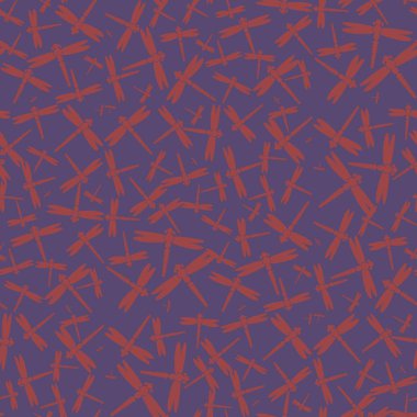 Dekoratif renkli seamless modeli ile şirin yusufçuk