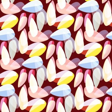 Renkli soyut geometrik Dikişsiz desen arka planı için