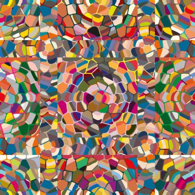 soyut renkli mozaik seamless modeli