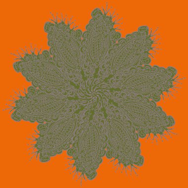 Stil zentangle yeni simetrik mandala doodle ile sanat esin kaynağı oldu. Duvar kağıdı, desen dolgularını, web sayfaları, yüzey dokuları için dekoratif nesne-ebilmek var olmak kullanılmış.