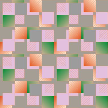 soyut geometrik renkli seamless modeli. vektör çizim