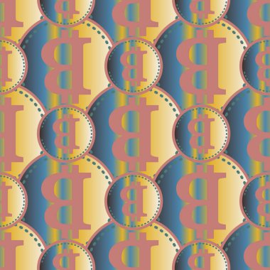 bitcoins parlak parlak pahalı sikkeleri ile Seamless modeli 