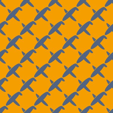 Uçak, vektör çizim seamless modeli