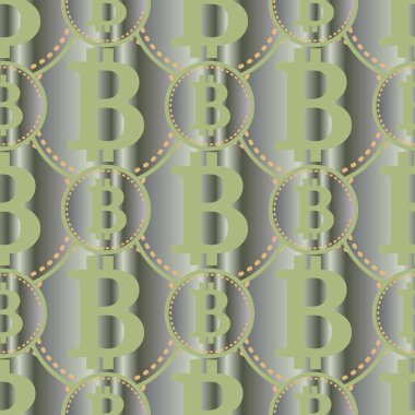 bitcoins parlak parlak pahalı sikkeleri ile Seamless modeli 