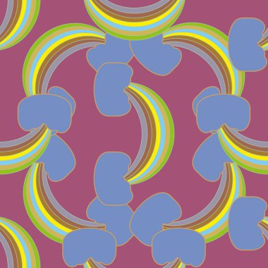 Gökkuşağı seamless modeli. Gökkuşağı Dizayn Tekstil, iç tasarım, keten, vb için. Şirin soyut çocuklar arka plan.