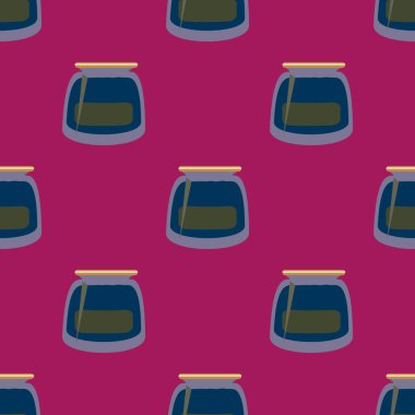 Kavanoz ile rustik ev konserve yeni dikişsiz desen arka planı için.