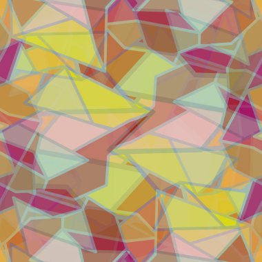 soyut geometrik renkli Dikişsiz desen arka plan için vektör çizim