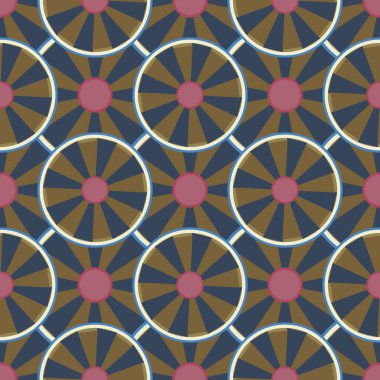 soyut geometrik renk desenli vektör çizimi