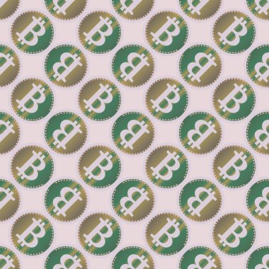 bitcoins parlak parlak pahalı sikkeleri ile Seamless modeli 