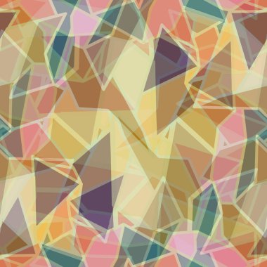 soyut geometrik renkli Dikişsiz desen arka plan için vektör çizim