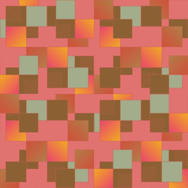 soyut geometrik renkli seamless modeli. vektör çizim