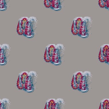 Suluboya soyut lekesi seamless modeli