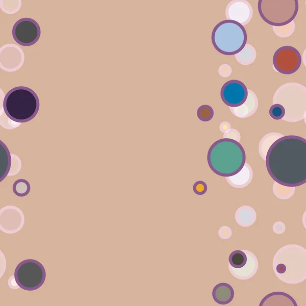 Fondo Abstracto Sin Costuras Con Círculos — Vector de stock