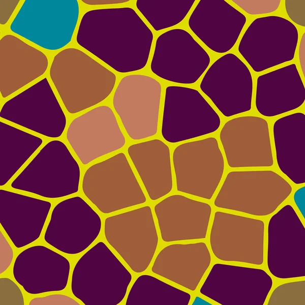 Patrón Sin Costura Mosaico Colorido Abstracto — Archivo Imágenes Vectoriales