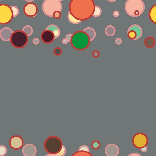 Naadloze Abstracte Achtergrond Met Cirkels — Stockvector
