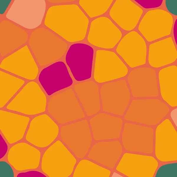 Naadloze Abstracte Kleurrijke Mozaïek Patroon — Stockvector