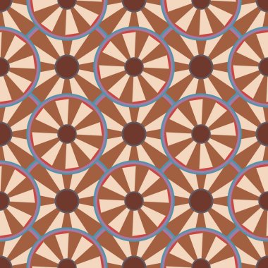 soyut geometrik renk desenli vektör çizimi