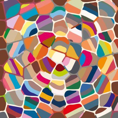 soyut renkli mozaik seamless modeli