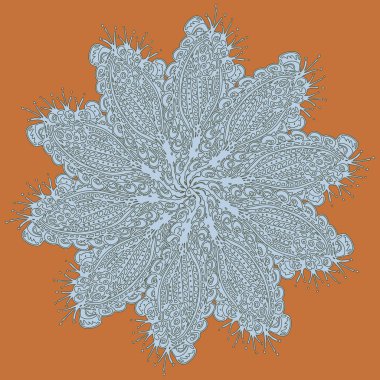 Stil zentangle yeni simetrik mandala doodle ile sanat esin kaynağı oldu. Duvar kağıdı, desen dolgularını, web sayfaları, yüzey dokuları için dekoratif nesne-ebilmek var olmak kullanılmış.