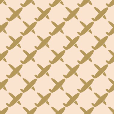 Uçak, vektör çizim seamless modeli