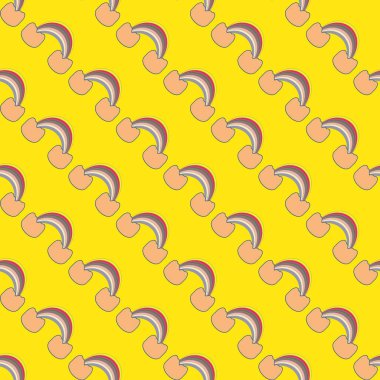 Gökkuşağı seamless modeli. Gökkuşağı Dizayn Tekstil, iç tasarım, keten, vb için. Şirin soyut çocuklar arka plan.