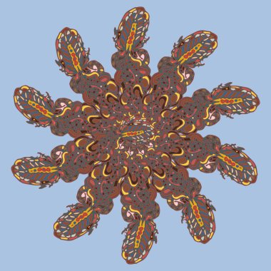 Stil zentangle yeni simetrik mandala doodle ile sanat esin kaynağı oldu. Duvar kağıdı, desen dolgularını, web sayfaları, yüzey dokuları için dekoratif nesne-ebilmek var olmak kullanılmış.