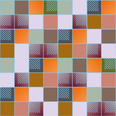 soyut geometrik renkli seamless modeli. vektör çizim