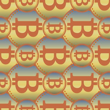 bitcoins parlak parlak pahalı sikkeleri ile Seamless modeli 