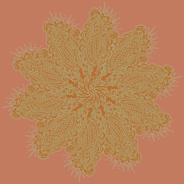 Stil zentangle yeni simetrik mandala doodle ile sanat esin kaynağı oldu. Duvar kağıdı, desen dolgularını, web sayfaları, yüzey dokuları için dekoratif nesne-ebilmek var olmak kullanılmış.